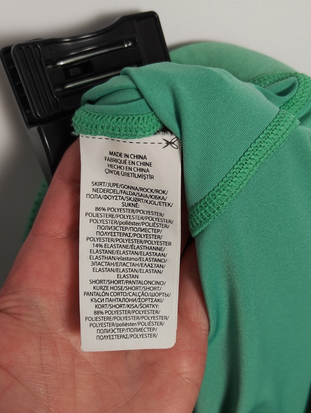 ATHLETA, RALPH LAUREN RLX Athletic Skort Duo in Green and Light Gray Size Med - Picture 5 of 16